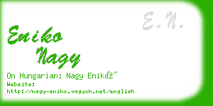 eniko nagy business card